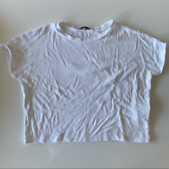 Zara Basics Cropped T-Shirts - Picture 3 of 3